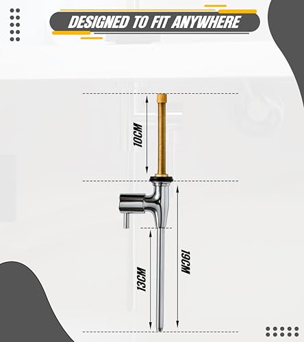Image of Brass Kitchen Cabinet Tap for Cold RO Water Filter With 3 Year Warranty- No Accessories Required | RO Tap Faucet For Modular Kitchen - Leakproof Tap Cupboard Installation | No Door Opening Required