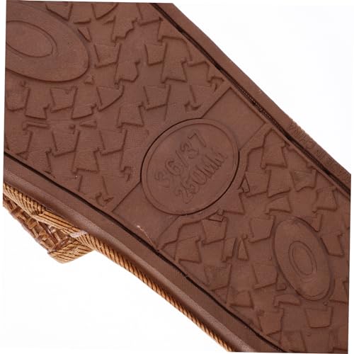 Couples Rattan Woven Slippers Natural Straw Slippers for Women Lightweight Breathable Comfortable Ideal for Home Beach Casual Occasions4