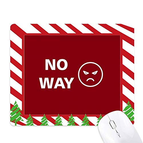 表現拒否なし方法陰性 ゴムクリスマスキャンディマウスパッド