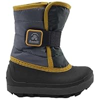Kamik Boy's Snowbug 7 (Toddler/Little Kid) Snow Boot, Charcoal, 8