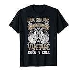 Classic Vintage Rock T Shirt Rock n Roll Guitars Music Gift