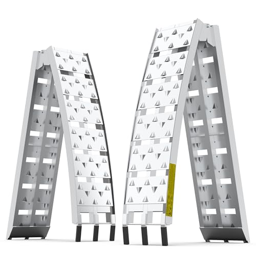 Set de rampas de carga plegables de aluminio 7.5 FT 1500 lbs miniatura 1