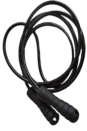 Cuerda de saltar LEONE 1947 fitness ajustable para saltos dobles plata
