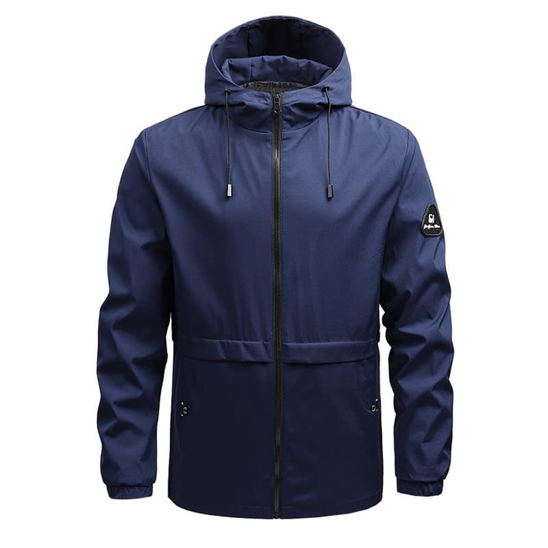 Veste coupe-vent homme bleu M pour vos sorties et randonnées