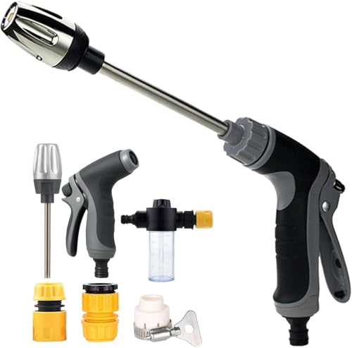 Power Jet Hochdruckpistole,2026 Neues Powerjet Hochdruckpistole Gartenschlauch/Spritze/Aufsatz, Ultrawasher Turbo Hochdruckreiniger, Hochdruckreiniger Für Jeden Gartenschlauch