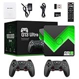 Ruileyou Retrowave G13 Ultra Konsole, G13 Konsole Ultra, Unterstützt Mehrere Sprachen, Darunter Deutsch, Sofortspeicherung, Tauche ein in die Welt der Retro-Spiele (64G)