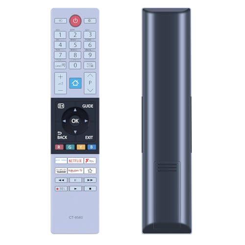 New CT-8560 CT-8561 Remote Control Replacement for Toshiba TV, Compatible With 32LK3C63DB 43UK3C63DB 50UK3C63DB