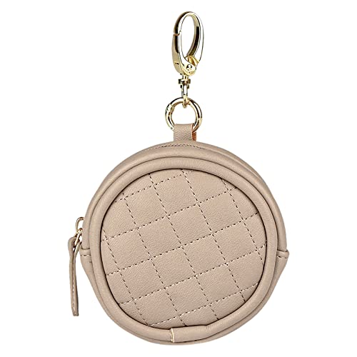 Dzmuero Portachupetes, Portachupete Bebe, Porta Chupetes De Cuero PU Para Guardar 2 Chupetes, Caja Chupetes Con Cremallera Con Mosquetón Metálico Cover