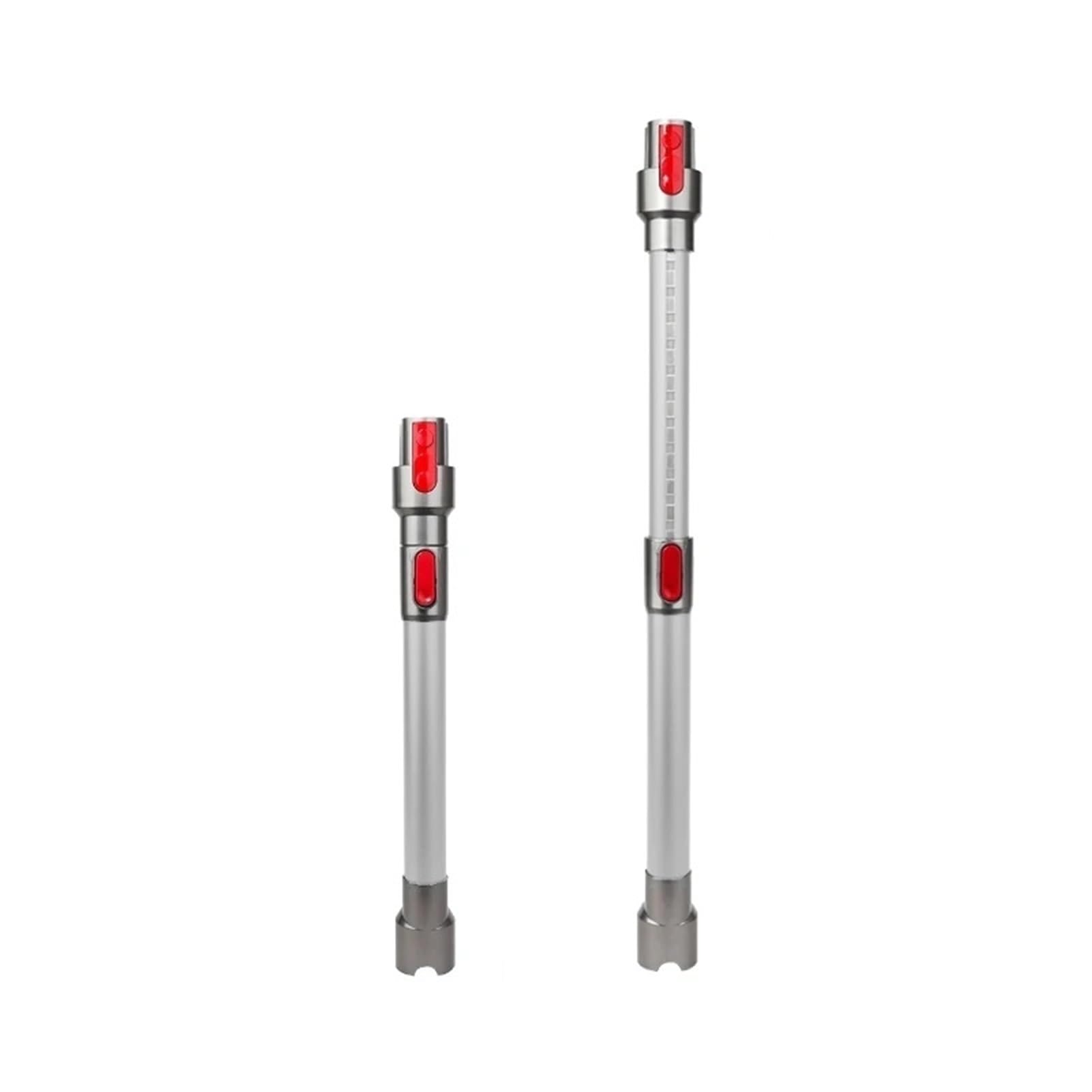 Aluminiowa składana rura przedłużająca, teleskopowa, kompatybilna z akcesoriami do odkurzacza Dyson, V7/V8/V10/V11/V15 (1 szt., biała teleskopowa)
