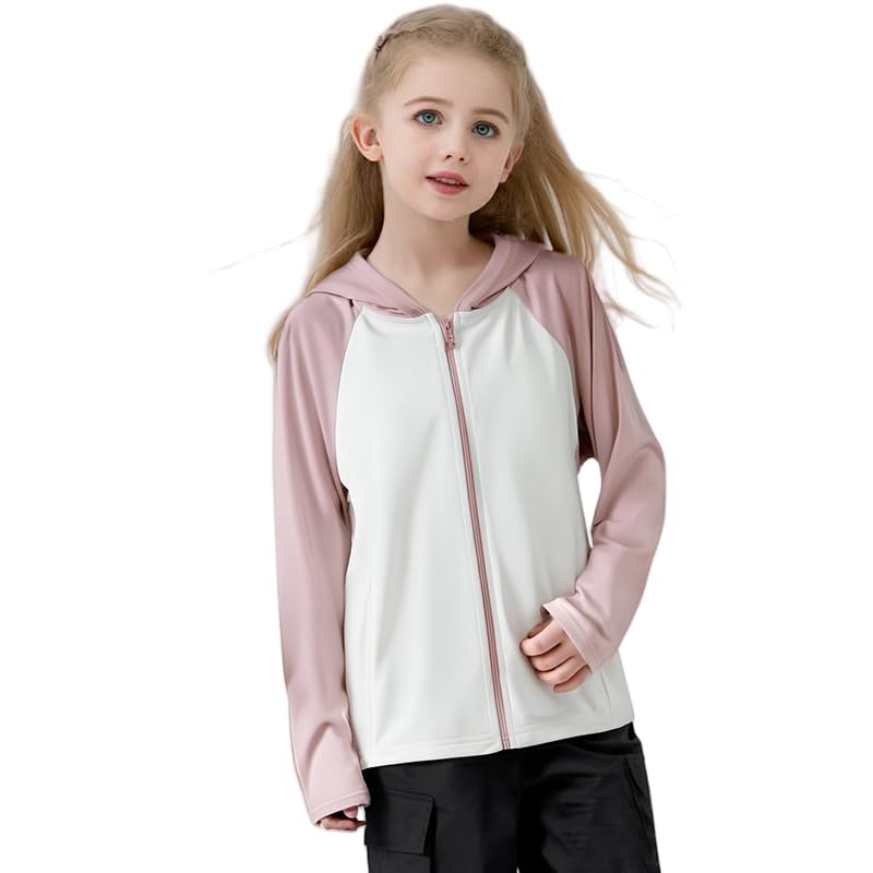Image of Toddler Sun UV Protection Cartoon Hoodie Kids Sunscreen Lightweight Jacket Outwear For Summer