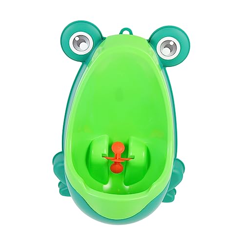 PERSELOSO 子供用トイレトレーニング小便器 カエルデザイン 軽量 安定 防滑 男の子用 ポータブル 幼児の に役立壁掛け式おしっこトレーナー