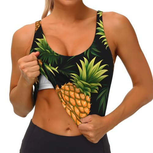 Camiseta de yoga de piñas HYTTER para entrenamiento y moda casual 2