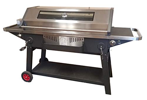 Smoke Daddy The Elite Spit Roaster & Charcoal Grill All-in-ONE...
