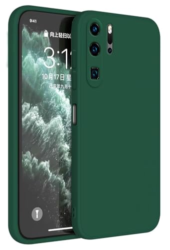 Topme Cover per HUAWEI P30 Pro / P30 Pro New Edition (6.47' Inches) Custodia Case, Protezione Della Pelle Della Custodia in Silicone Tpu - Verde scuro