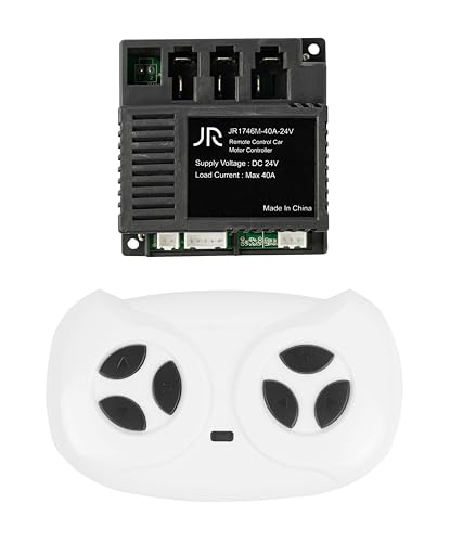 Kids Ride On Car 2.4G Bluetooth Remote Control and JR1746M-40A-24V Receiver Control Box Motherboard Kit for Children Electric Ride On Toys Parts