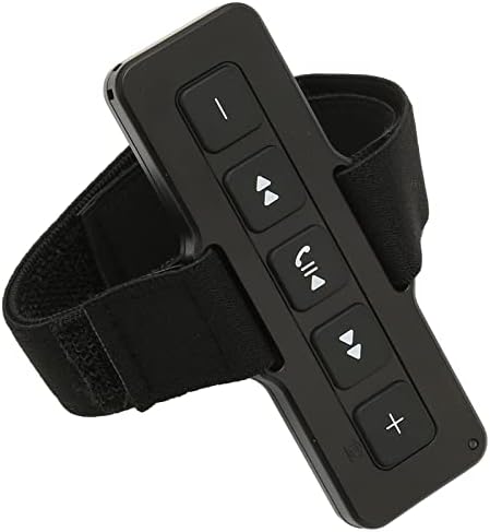 Goshyda Bluetooth Remote Control, Wearable BT Remote Control Page Turner IPX4 Waterproof, Phone Camera Shutter Selfie Remote, Touch Smartphone Controller