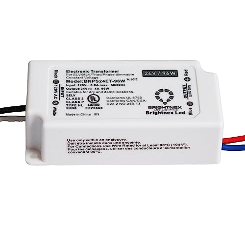 Image of LA LED Lighting 24VDC, 96W Small Dimmable LED Driver (Transformer) - Small Size: 3.31x1.57x0.98 inch (L*W*H)- Compatible with Triac /ELV /MLV dimming- UL-RC, Class 2, Type HL-for Damp and Dry Location