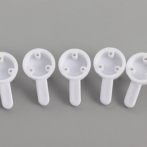 Image of 20Pcs /Pack Photo Frame Hook White Plastic Hanger Non-Mark Hook Without Nails Picture Photo Hook Frame Hangers for Hardware