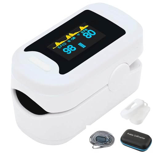 パルスオキシメーター 付属品セット ホワイト 医療機器認証 国内検品...