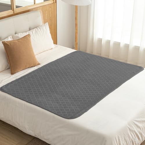 Amarrirose wasserdichte Hundedecke,203x229cm Outdoor Hundematte Waschbar für Grosse Hunde,Flauschig Katze ndecke und Weich Beidseitiger Sofabezug-Schutz,Dunkelgrau+grau