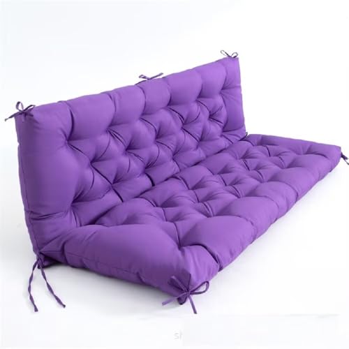 Cojín impermeable de 3 plazas para columpio de jardín Hollywood con cómodo cojín de asiento, perfecto para muebles de patio y elegante