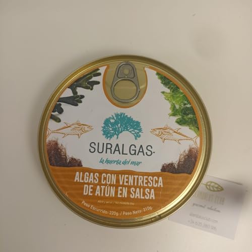 Algas con ventresca de atún en salsa - La huerta del mar - 310 gr