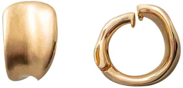 ete ハグイヤリング クラフト ゴールド　イヤーカフ　sv925 ete ハグイヤリング クラフト ゴールド イヤーカフ sv925