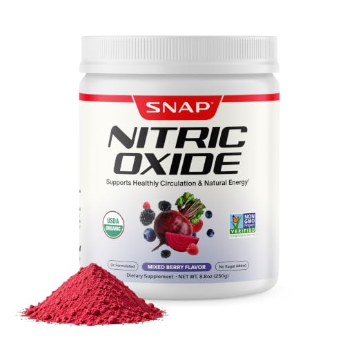 Snap Supplements Beetroot Powder Cardiovascular Superfood Organic Beetroot Red Spinach and Pomegranate 30 Servings