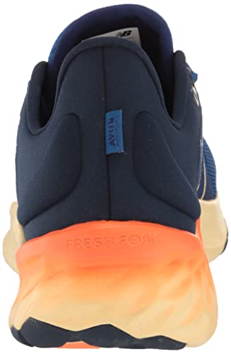 Tênis New Balance Roav v2, Masculino, Azul/Laranja, 43
