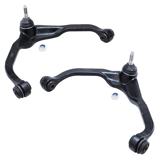 Image of Detroit Axle - 6pc Front End Control Arms Kit for Jeep 2008-2012 Liberty, 2007-2011 Dodge Nitro, 2 Upper Control Arms & Ball Joint 2 Lower Ball Joints 2 Sway Bars Replacement