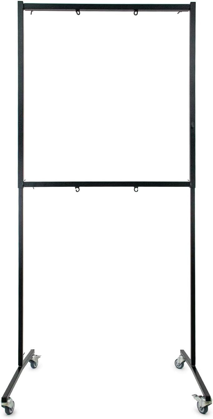 Paiste Set Square Gong Stands (Multiple Sizes) - For 32"- 34" Gongs - Includes 1 Stand / Made of Strong Rectangular Steel / Can Hold Two Gongs