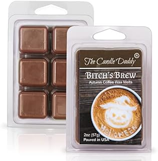 The Candle Daddy Bitch's Brew - Autumn Coffee Scented Wax Melt - 1 Pack - 2 Ounces - 6 Cubes