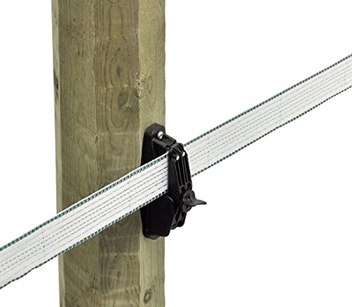Kerbl 441290/603 - Aislador de sujeción (60 unidades), color negro