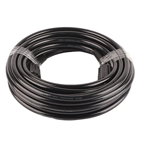 Cocoarm Tambuco di Rondella di Pressione 10m, Tubo di Sostituzione della Rondella Ad Alta Pressione in Gomma per Acqua Fredda M22, Prestazioni 5800 Psi per Pulire le Auto e le Box/Cover