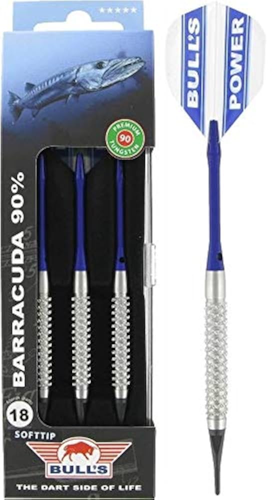 BULL'S】BARRACUDA ソフトダーツ 18g メンサースルホビック ソフト BULL'S】BARRACUDA ソフトダーツ 18g メンサースルホビック ソフト