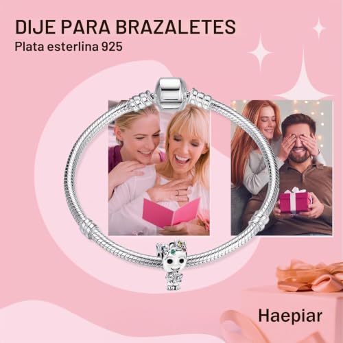 Dije de perro alienígena para collares y pulseras de diario 2