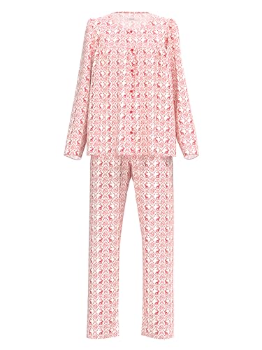 Calida Damen Easter Nights Pyjamaset, red Glow, 40-42