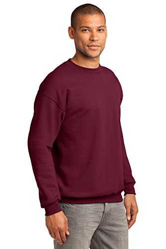 Port & Company Crewneck Sweatshirt, Cardinal4