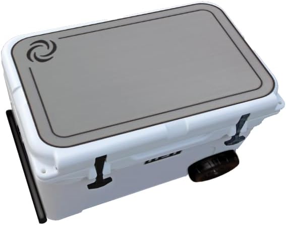 Tundra Hauler Wheel Cooler Lid Tops - EVA Foam YETI Chest Cooler Peel and Stick Comfort Pad - Hard Side Camping, Boating, Tail Gate, Ice Box Top Cushion
