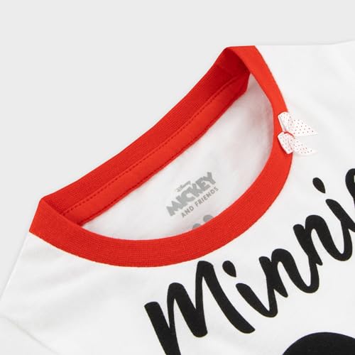 Disney Pyjamas | Long Sleeve Minnie Mouse Pyjamas | 100% Cotton Girls Pjs Age 3 to 4 Years Multicoloured - Image 3