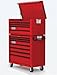Williams W40RC7 40-Inch 7 Drawer Roll Cabinet, Red
