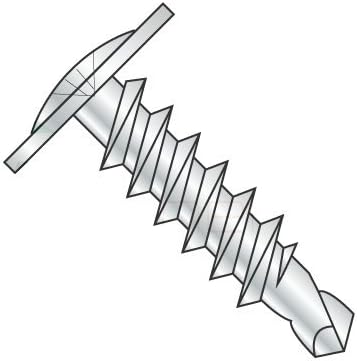 #8-18 x 1 1/4" Self Drilling Screws, Steel, Zinc Plating, Modified Truss, Phillips Drive, #2 Point, Type BSD (Quantity: 6000 pcs)