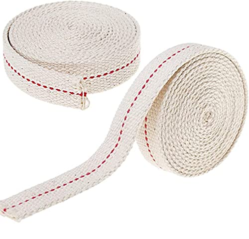 Mechas para lámparas de aceite de 2 cm, 2 rollos de 1 m