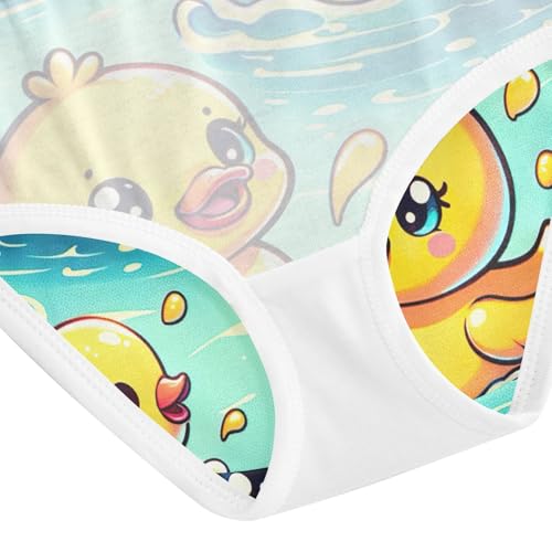 Cute Ducks Blue Kids Underwear Girls, Toddler Panties, Cotton Girls Underwear, 2–8 Years4