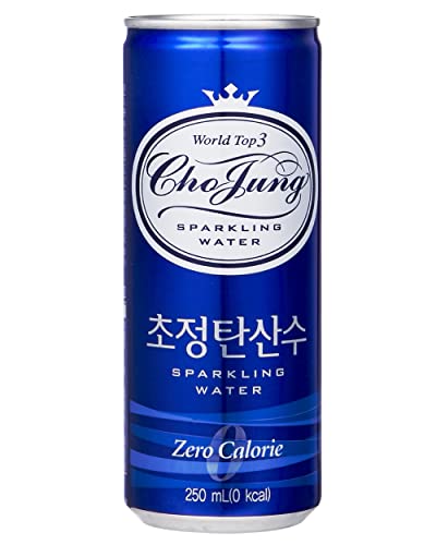 Chojung Sparkling Water - Natural Carbonated Mineral Water With Zero Calories, Sugar & Carbs (250 Ml, 8.5 Fl Oz X Pack Of 6) #TOP7