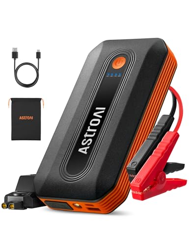 AstroAI B8 3000A Car Battery Jump Starter, 12V Jump Starter Battery Pack (up to 9.0L Gasoline and...