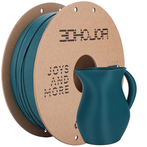 Image of 3DHoJor Matte PLA Filament 1.75mm, Upgrade 1kg Cardboard Spool PLA Filament 1.75 PLA 3D Printing Filament, Print with Most 3D Printers Using 3D Filament-Morandi Green