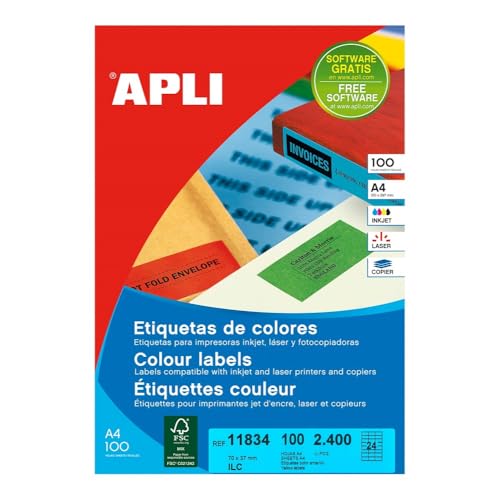 Étiquettes jaunes permanentes pour classer les documents de la maison