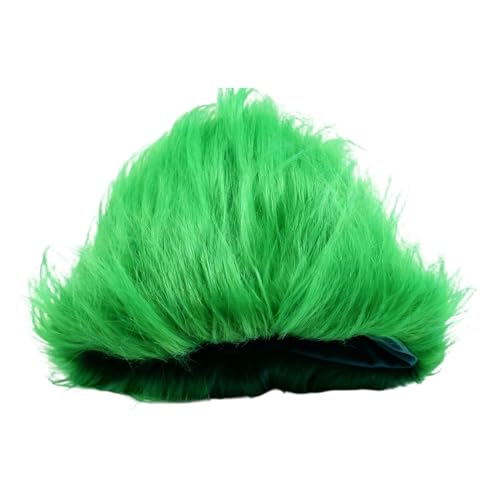 Lanloepe Funny Wigs Unsex Highlight Hair Crazy Wigs Costume Funky Hairband Green Party (Green One Pack)