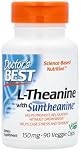 Doctor's Best - L-Theanine with Suntheanine | Supports Relaxation and Stress Reduction - 150mg - 90 Capsules